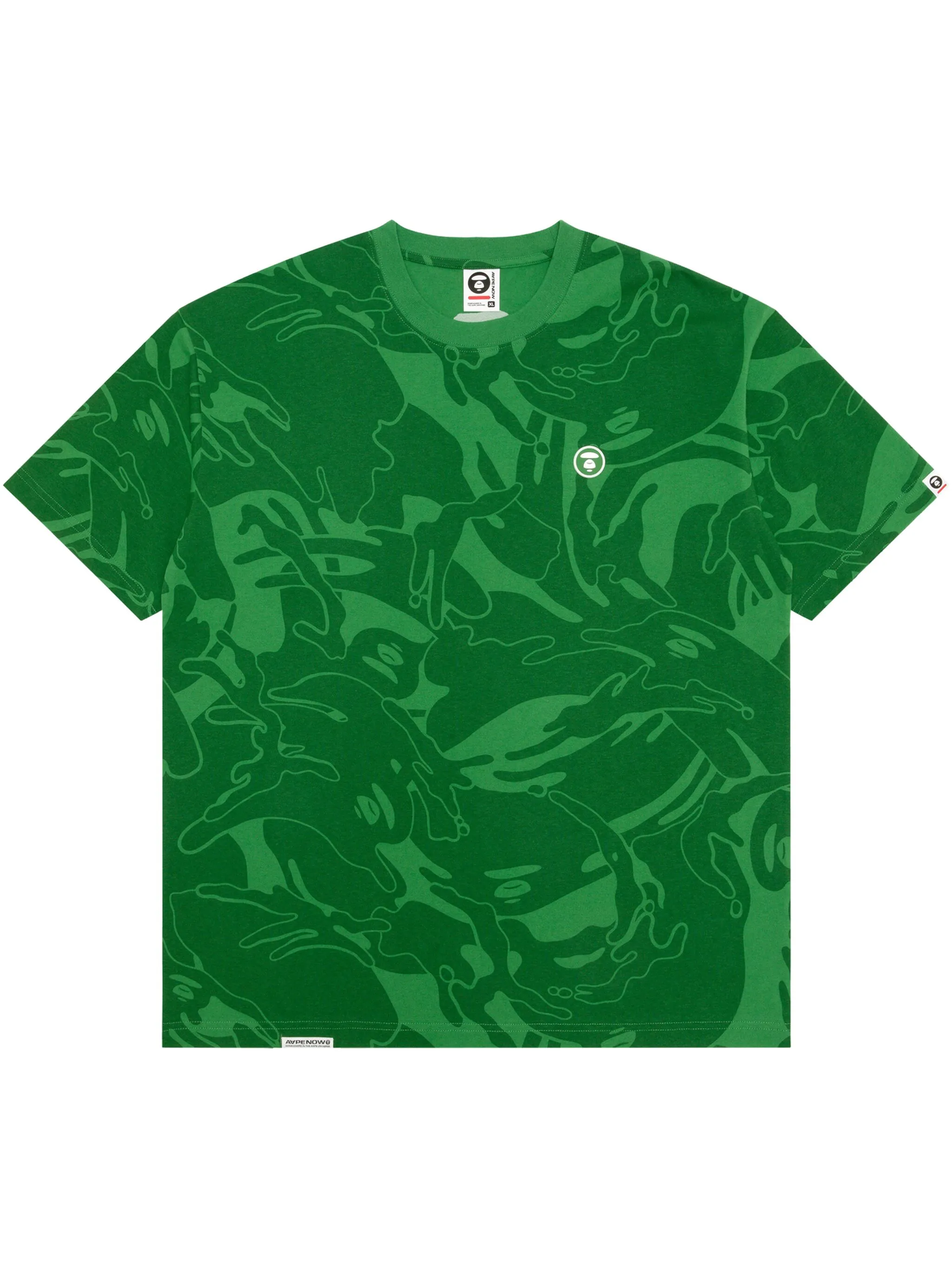 Футболка с камуфляжным принтом Aape By A Bathing Ape, зеленый
Футболка с камуфляжным принтом Aape By A Bathing Ape, зеленый