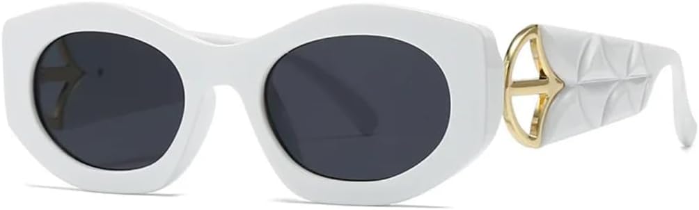 Классические солнцезащитные очки для женщин и мужчин, винтажные очки в стиле панк, популярные очки в большой оправе, роскошные очки с защитой от УФ-излучения UV400 HHZZYVY, White Black
Классические солнцезащитные очки для женщин и мужчин, винтажные очки в стиле панк, популярные очки в большой оправе, роскошные очки с защитой от УФ-излучения UV400 HHZZYVY, White Black