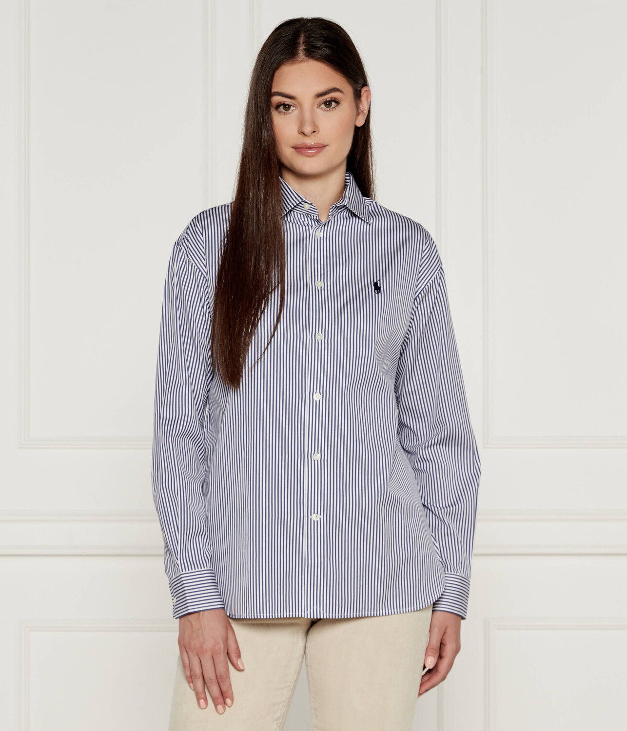 Рубашка POLO RALPH LAUREN Loose fit, синий
Рубашка POLO RALPH LAUREN Loose fit, синий