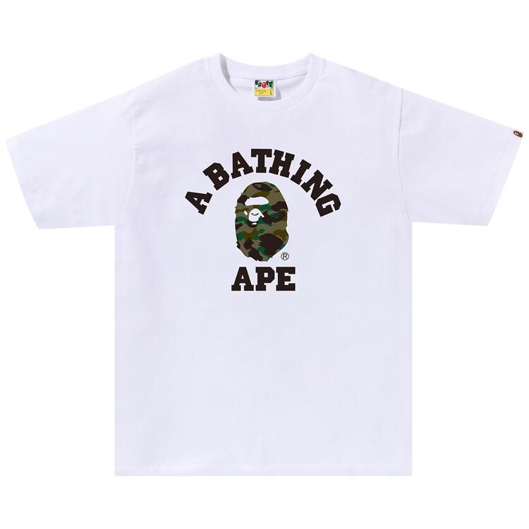 Футболка BAPE 1st Camo College 'White/Green', белый
Футболка BAPE 1st Camo College 'White/Green', белый