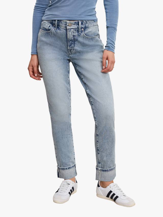 Джинсы weekender средней посадки Good American, цвет Indigo750
Джинсы weekender средней посадки Good American, цвет Indigo750