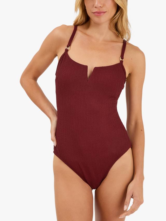 Купальник V-образного кроя с моделирующим эффектом Accessorize, Burgundy
Купальник V-образного кроя с моделирующим эффектом Accessorize, Burgundy