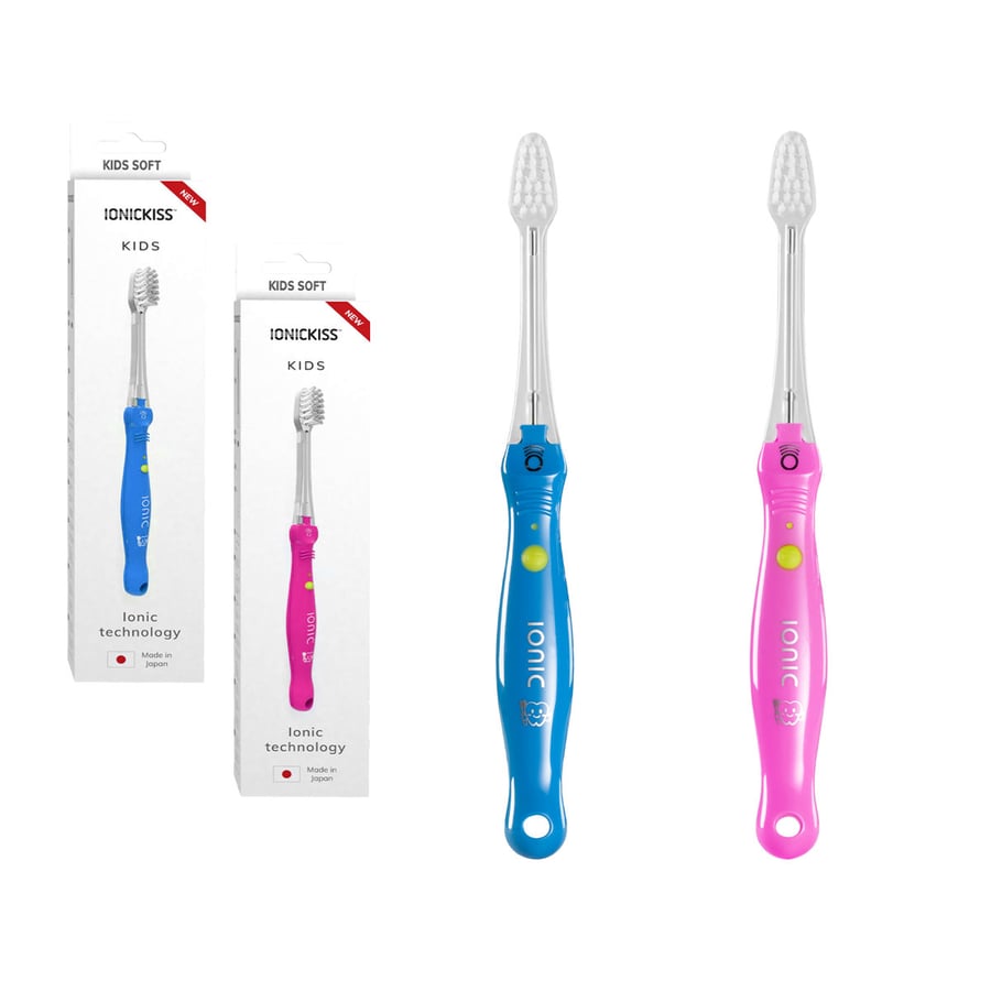Детский набор - Ионная зубная щетка для детей IONICKISS Kids Soft Pink + IONICKISS Kids Soft Blue Inna marka
Детский набор - Ионная зубная щетка для детей IONICKISS Kids Soft Pink + IONICKISS Kids Soft Blue Inna marka
