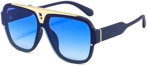 Винтажные солнцезащитные очки в крупной квадратной оправе, модель 2027 года, для женщин и мужчин, для путешествий, с защитой от УФ-излучения UV400 MTZJH, Blue Blue
Винтажные солнцезащитные очки в крупной квадратной оправе, модель 2027 года, для женщин и мужчин, для путешествий, с защитой от УФ-излучения UV400 MTZJH, Blue Blue