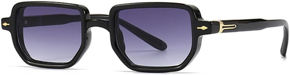 Популярные модные прямоугольные солнцезащитные очки для женщин, защита от УФ-излучения UV400, ретро-градиентные очки для мужчин, трендовые солнцезащитные очки с заклепками TYUVIVO, Black Gray Gradient
Популярные модные прямоугольные солнцезащитные очки для женщин, защита от УФ-излучения UV400, ретро-градиентные очки для мужчин, трендовые солнцезащитные очки с заклепками TYUVIVO, Black Gray Gradient