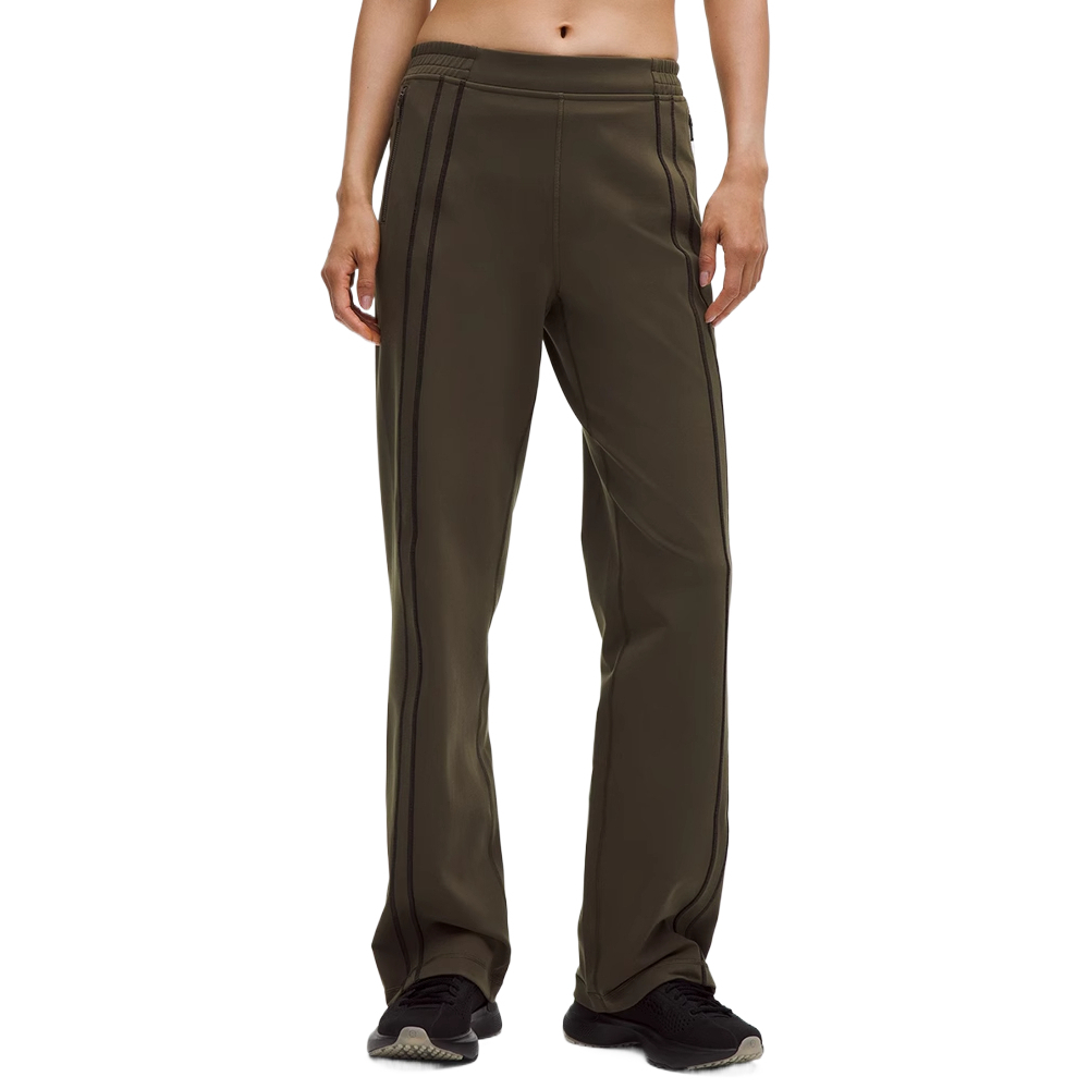 Вязаные спортивные штаны женские Lululemon, оливковый/черный
Вязаные спортивные штаны женские Lululemon, оливковый/черный