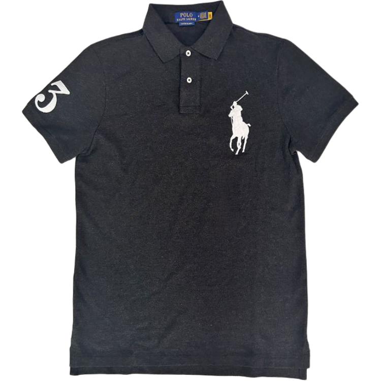 Поло с вышитым логотипом Polo Ralph Lauren, темно-серый
Поло с вышитым логотипом Polo Ralph Lauren, темно-серый