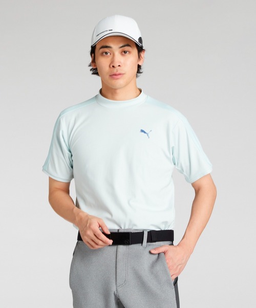 Мужская футболка-поло PUMA PF Tech Line 3D, с высоким воротником и коротким рукавом, светло-голубой
Мужская футболка-поло PUMA PF Tech Line 3D, с высоким воротником и коротким рукавом, светло-голубой