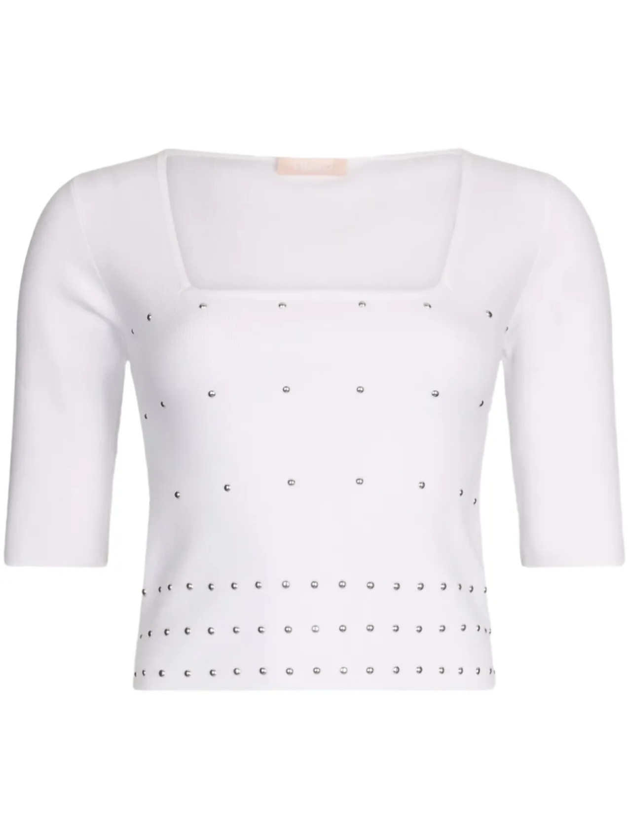 LIU JO Джемпер с заклепками, белый
LIU JO Джемпер с заклепками, белый