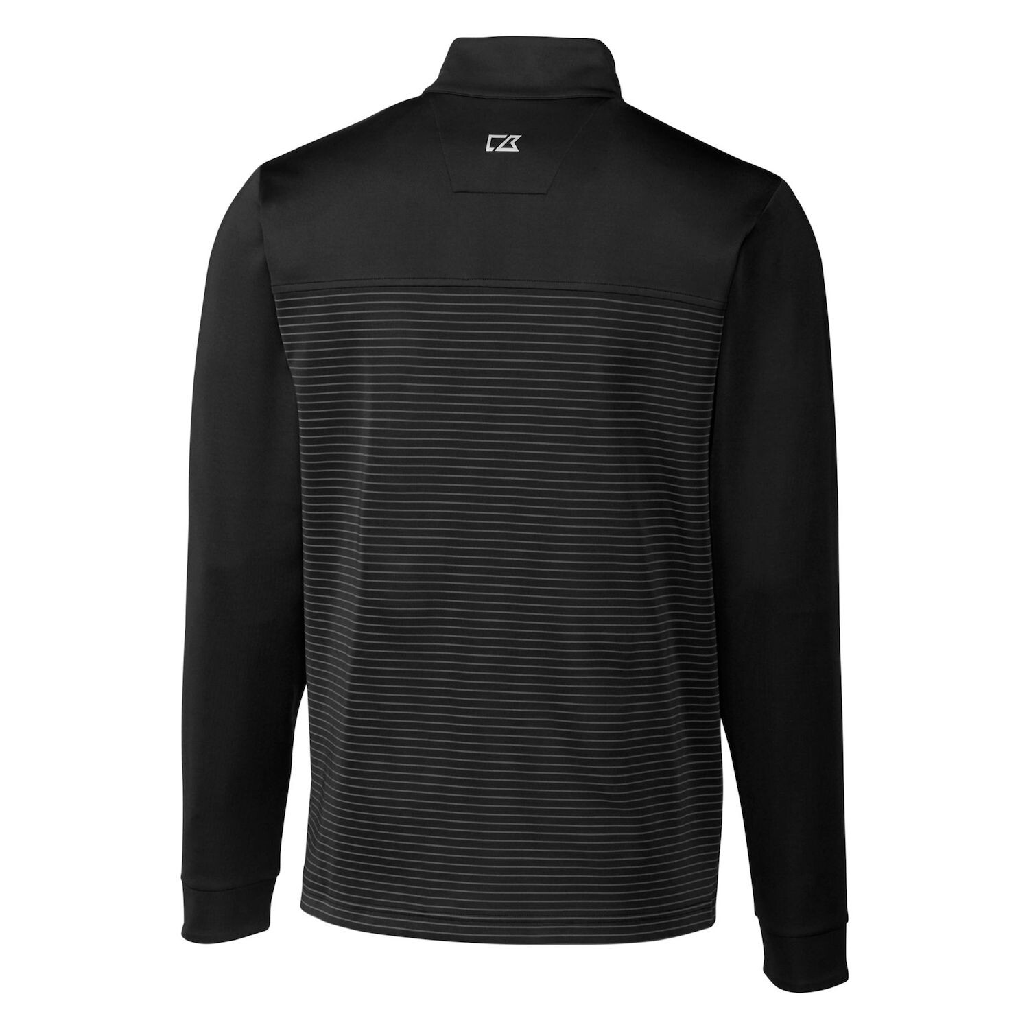 Мужской пуловер стрейч с молнией на четверть в полоску с траверсой Cutter & Buck, черный
Мужской пуловер стрейч с молнией на четверть в полоску с траверсой Cutter & Buck, черный