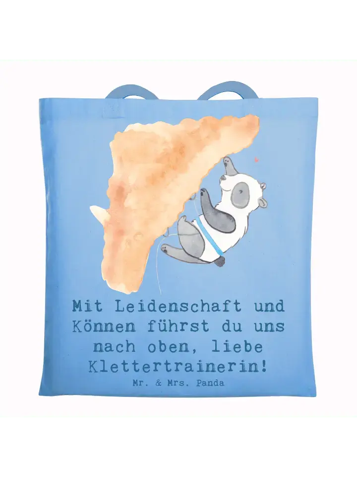 Сумка для переноски Mr & Mrs Panda Klettern Trainerin, небесно-синий
Сумка для переноски Mr & Mrs Panda Klettern Trainerin, небесно-синий