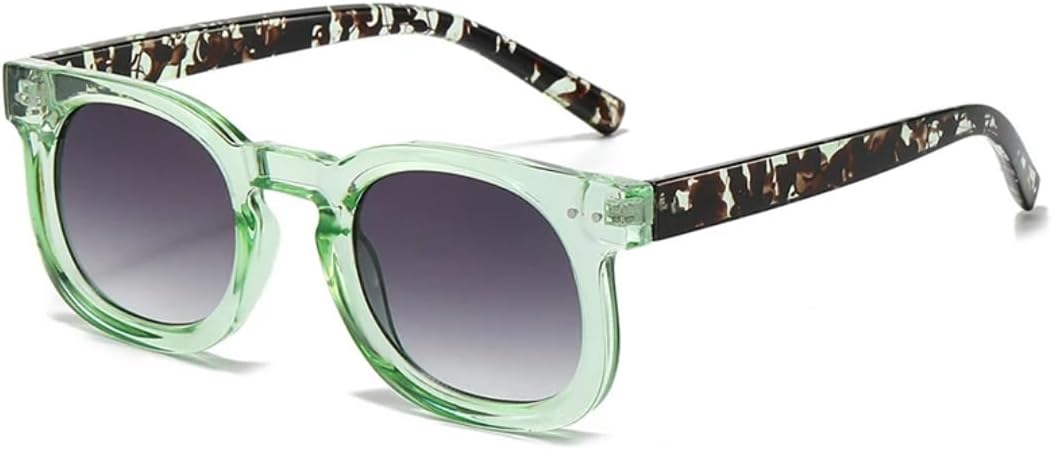 Солнцезащитные очки для мужчин и женщин - защита UV400 - маленькие прозрачные градиентные заклепки, цвет панк, синий чай, для занятий спортом на открытом воздухе и вождения DSVIGF, Green Pattern Gray
Солнцезащитные очки для мужчин и женщин - защита UV400 - маленькие прозрачные градиентные заклепки, цвет панк, синий чай, для занятий спортом на открытом воздухе и вождения DSVIGF, Green Pattern Gray