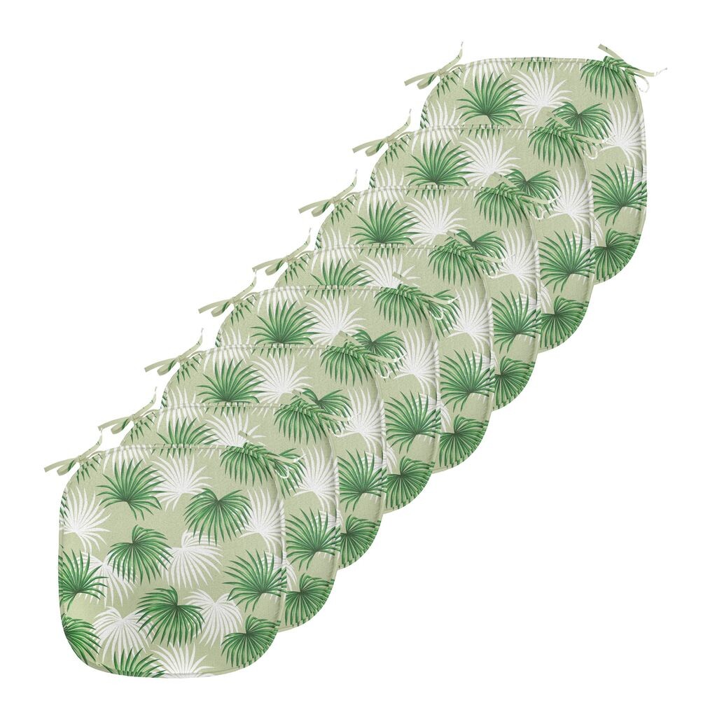 Подушки для обеденного стула ABAKUHAUS Leaf, листва пальмового острова, декоративная водонепроницаемая подушка с ремнями для кухонных сидений, 40 см x 40 см — упаковка из 8 шт., зеленый, светло-зеленый, белый
Подушки для обеденного стула ABAKUHAUS Leaf, листва пальмового острова, декоративная водонепроницаемая подушка с ремнями для кухонных сидений, 40 см x 40 см — упаковка из 8 шт., зеленый, светло-зеленый, белый