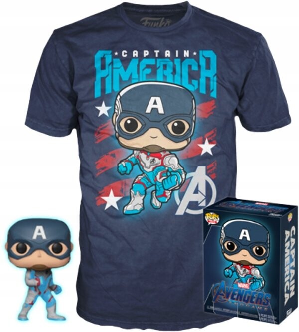 Футболка Funko POP Marvel 450 Box Captain America сияющая + футболка L Special Edition Funko POP!
Футболка Funko POP Marvel 450 Box Captain America сияющая + футболка L Special Edition Funko POP!