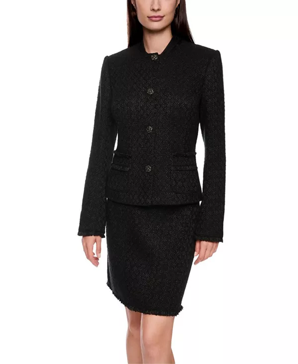 Блестящий жакет из букле Marc Cain, черный
Блестящий жакет из букле Marc Cain, черный