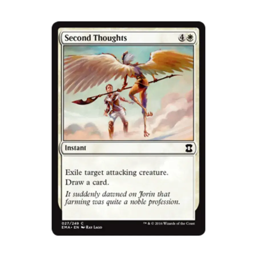 CCG Вторая мысль (С), MTG - Eternal Masters
CCG Вторая мысль (С), MTG - Eternal Masters