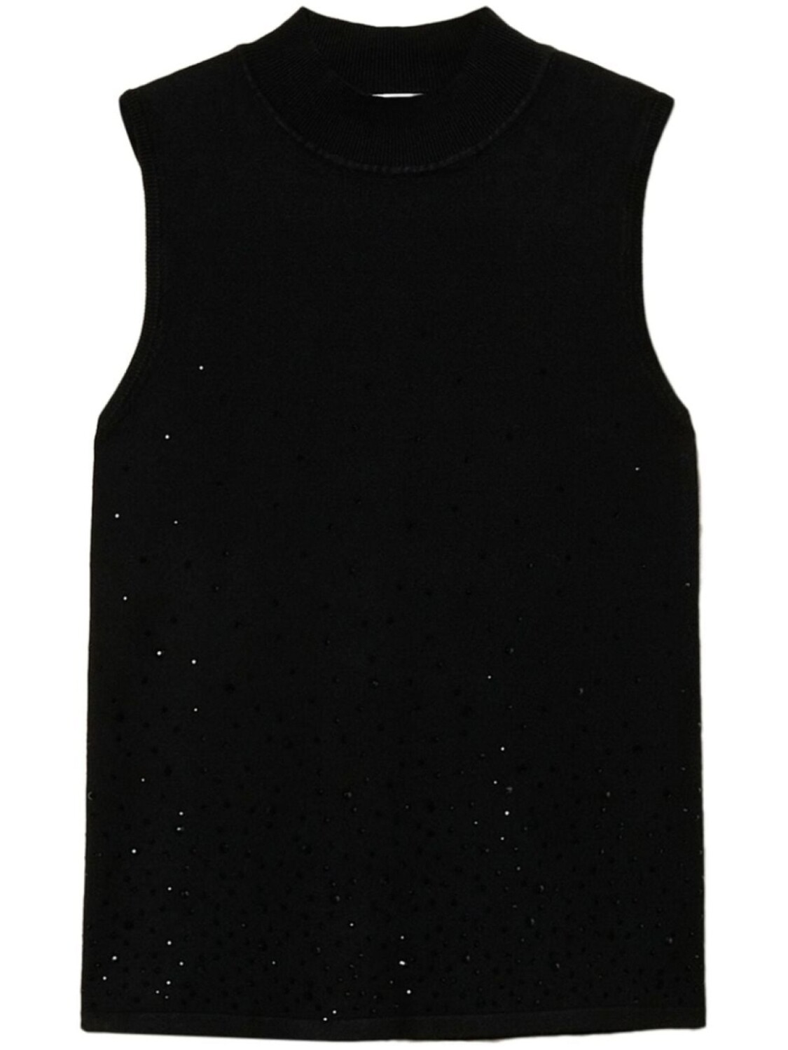 TWINSET трикотажный топ, украшенный кристаллами, черный 
TWINSET трикотажный топ, украшенный кристаллами, черный