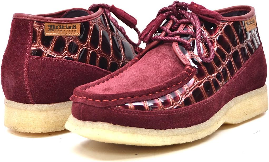 Мужские слипоны Knicks из крокодиловой кожи и замши British Collection, бордовый
Мужские слипоны Knicks из крокодиловой кожи и замши British Collection, бордовый