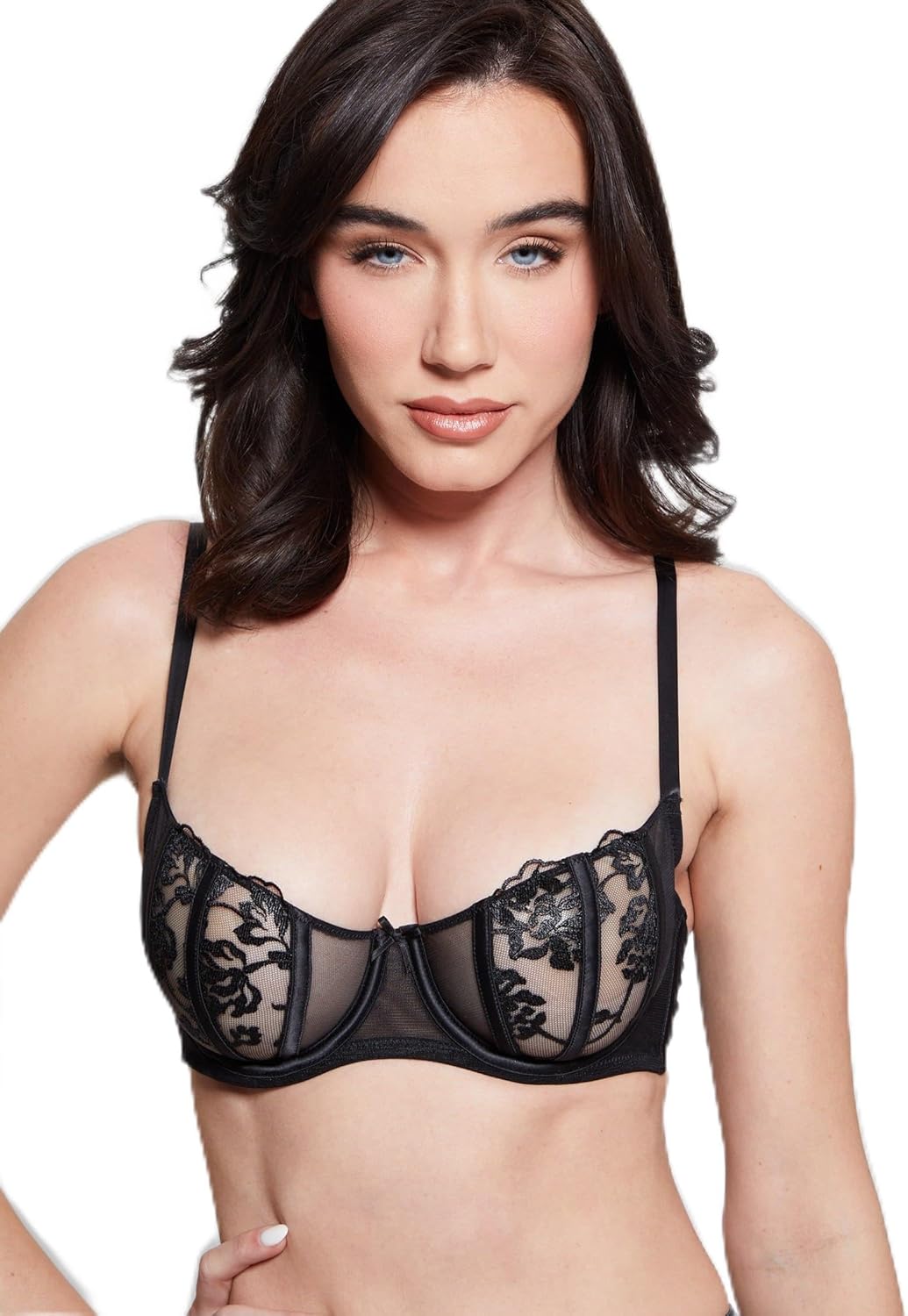 Бюстгальтер балконет GUESS Giselle, Black
Бюстгальтер балконет GUESS Giselle, Black