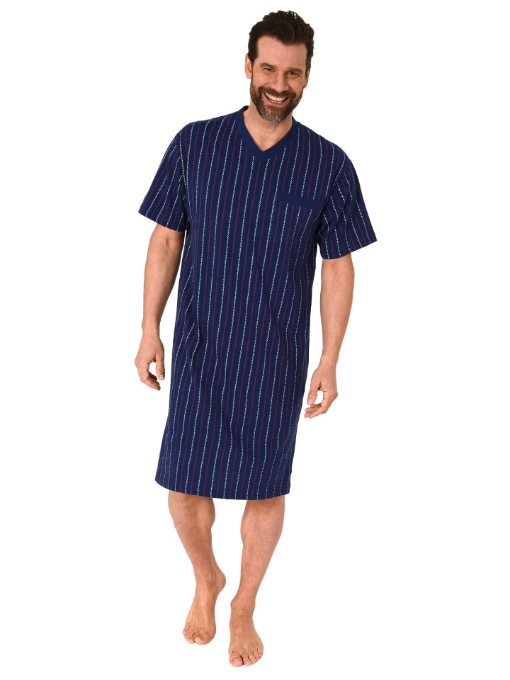 Ночная рубашка в полоску с короткими рукавами - 72260 красного цвета NORMANN
Ночная рубашка в полоску с короткими рукавами - 72260 красного цвета NORMANN