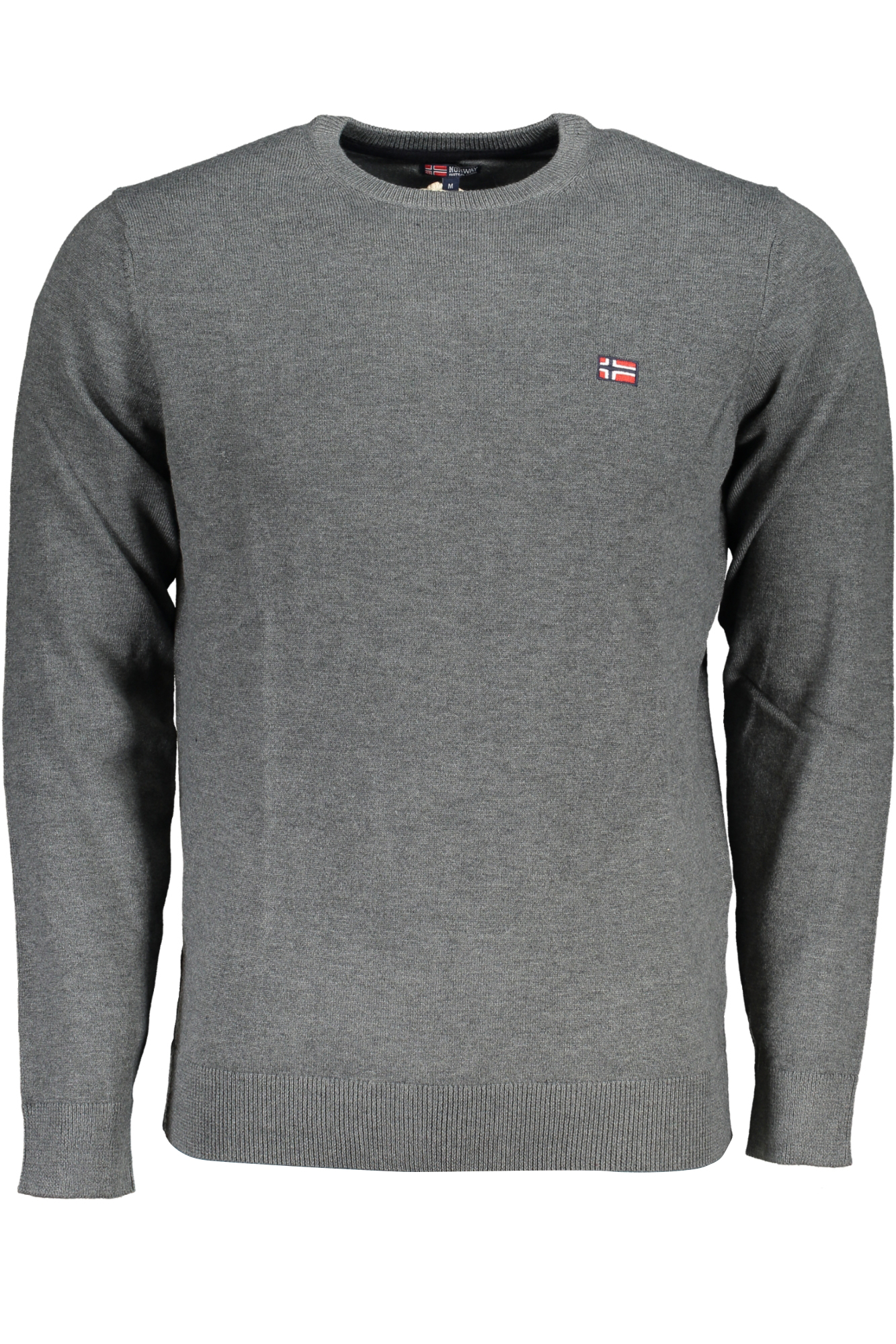 Джемпер мужской Norway 1963 с круглым вырезом и логотипом бренда, серый
Джемпер мужской Norway 1963 с круглым вырезом и логотипом бренда, серый