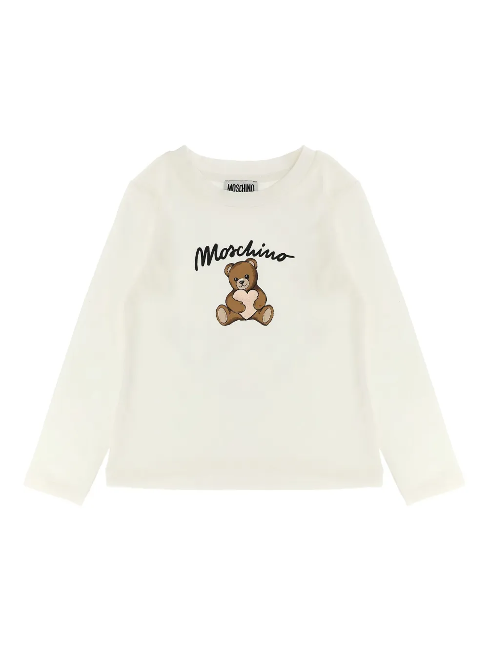 Футболка с сердечком в виде плюшевого мишки Moschino Kids
Футболка с сердечком в виде плюшевого мишки Moschino Kids