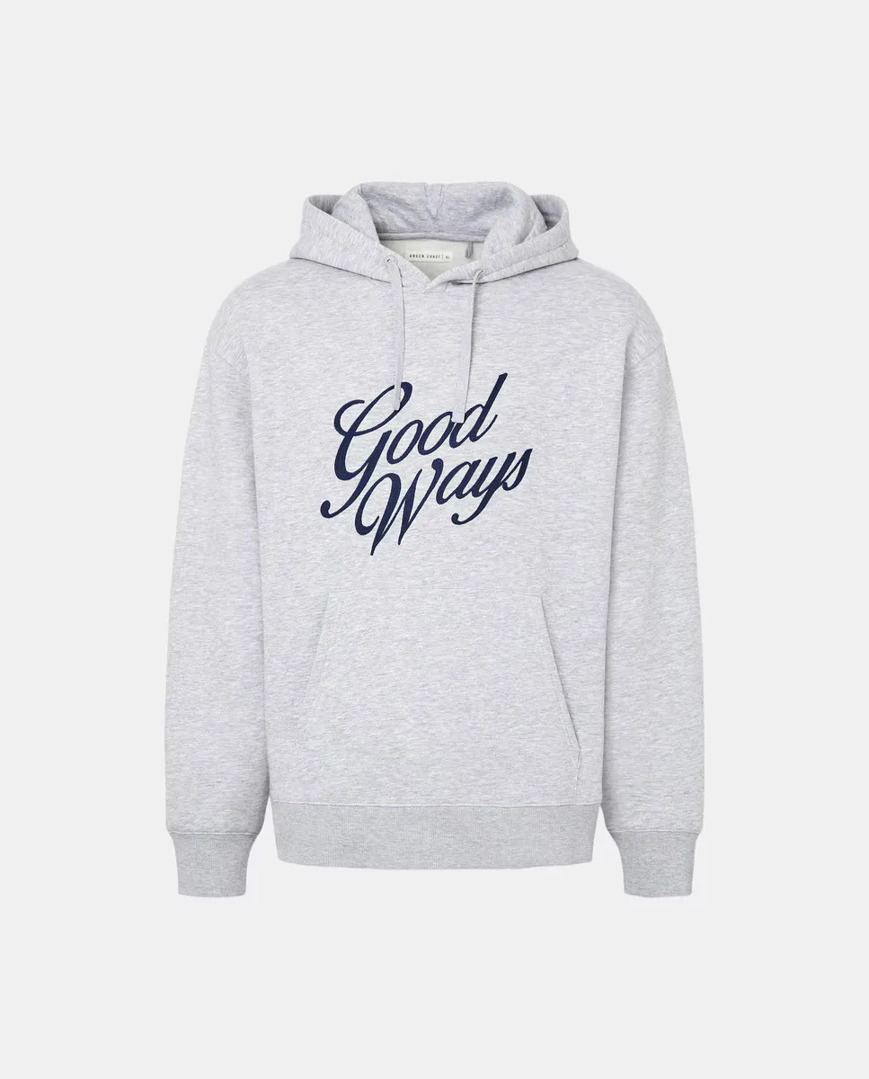 Мужская худи с вышивкой Green Coast, светло-серый
Мужская худи с вышивкой Green Coast, светло-серый