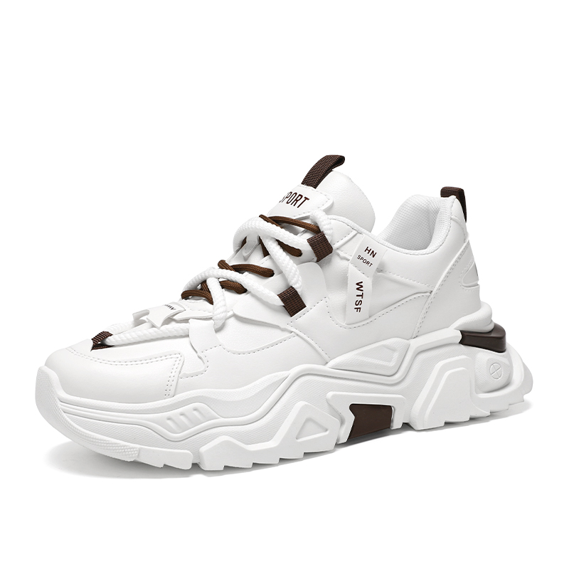 Износостойкие низкие кроссовки на массивной подошве для мужчин TONYBEAR, White
Износостойкие низкие кроссовки на массивной подошве для мужчин TONYBEAR, White