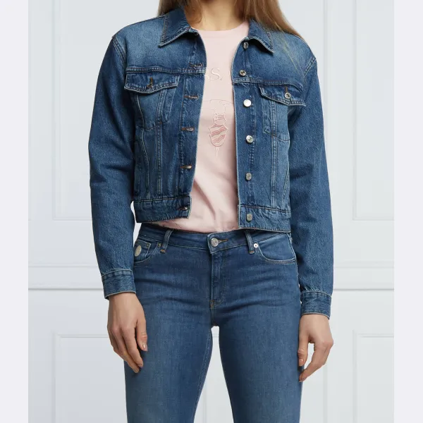 Джинсовая куртка стандартного кроя Trussardi, синий
Джинсовая куртка стандартного кроя Trussardi, синий