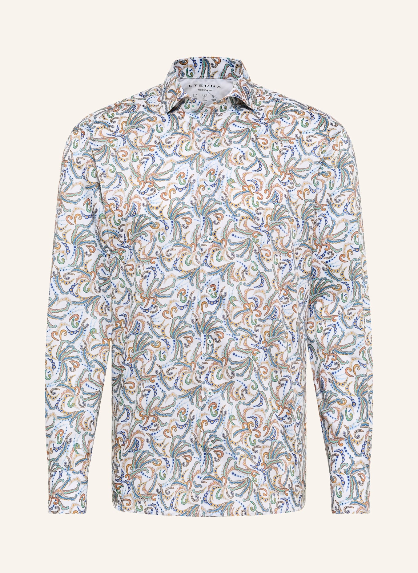 Современная рубашка Eterna, оранжевый
Современная рубашка Eterna, оранжевый