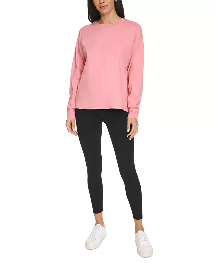 Женская футболка с длинным рукавом и круглым вырезом Calvin Klein, розовый
Женская футболка с длинным рукавом и круглым вырезом Calvin Klein, розовый