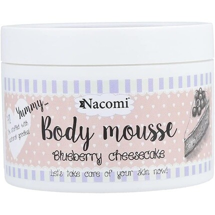 Мусс для тела Черничный Чизкейк 180мл, Nacomi
Мусс для тела Черничный Чизкейк 180мл, Nacomi