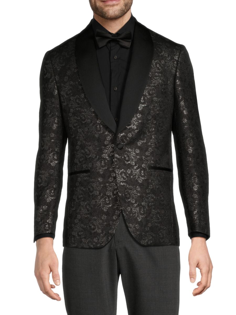 Блейзер Ethan Shawl с отворотами из шерстяной смеси, современный крой Jack Victor, черный
Блейзер Ethan Shawl с отворотами из шерстяной смеси, современный крой Jack Victor, черный