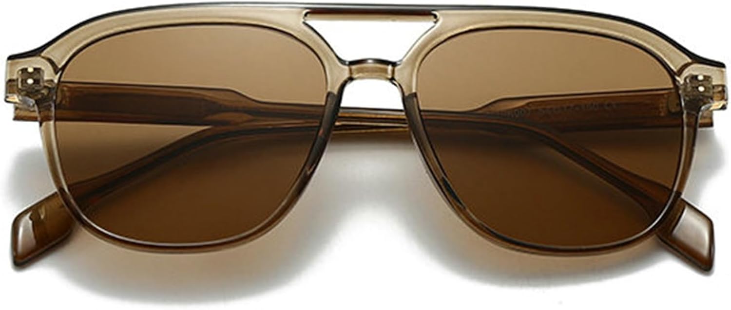 Модные солнцезащитные очки-пилот с двойной перемычкой для мужчин и женщин, квадратной формы, в стиле ретро 70-х, с градиентным переходом, защита от ультрафиолета UV400 helena, C5
Модные солнцезащитные очки-пилот с двойной перемычкой для мужчин и женщин, квадратной формы, в стиле ретро 70-х, с градиентным переходом, защита от ультрафиолета UV400 helena, C5