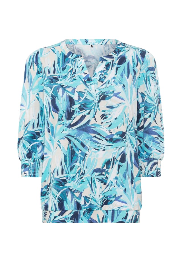 Рубашка с рукавами 3/4 и разрезом на шее Olsen, синий
Рубашка с рукавами 3/4 и разрезом на шее Olsen, синий