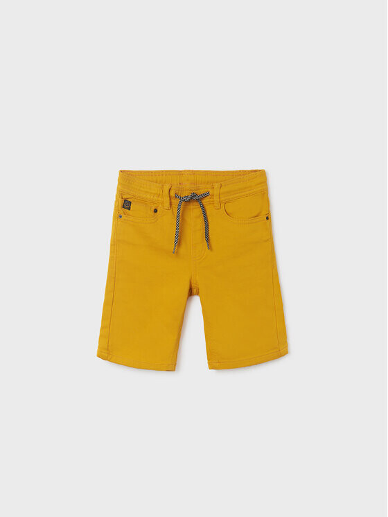 Тканевые шорты Mayoral, желтый
Тканевые шорты Mayoral, желтый