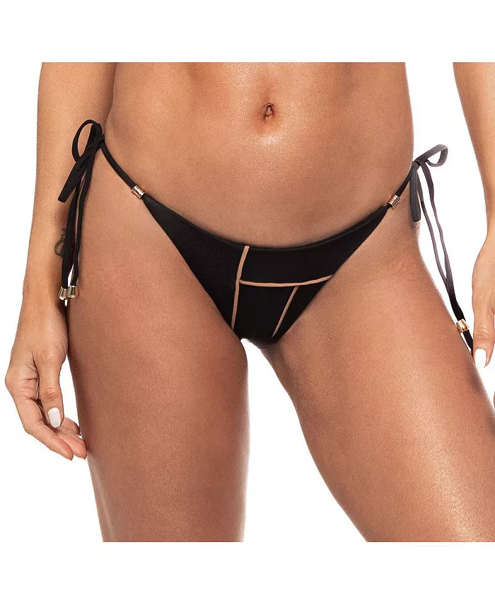 Женские плавки-бикини с контрастными деталями и завязками по бокам Guria Beachwear, черный
Женские плавки-бикини с контрастными деталями и завязками по бокам Guria Beachwear, черный