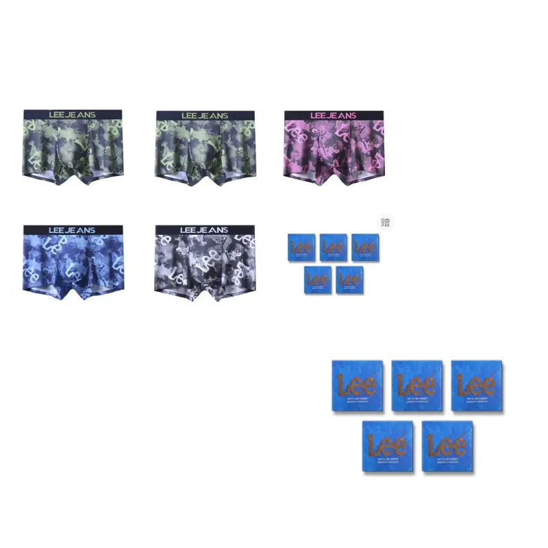 Lee Подарочный набор мужского белья 5 пар
Lee Подарочный набор мужского белья 5 пар