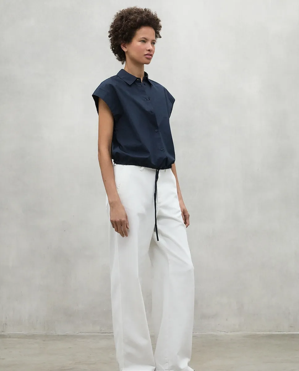 Женские брюки с высокой талией и расклешенным низом Ecoalf, белый
Женские брюки с высокой талией и расклешенным низом Ecoalf, белый