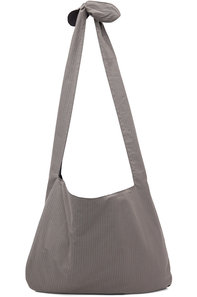 Полосатая большая сумка через плечо Amomento, серый
Полосатая большая сумка через плечо Amomento, серый