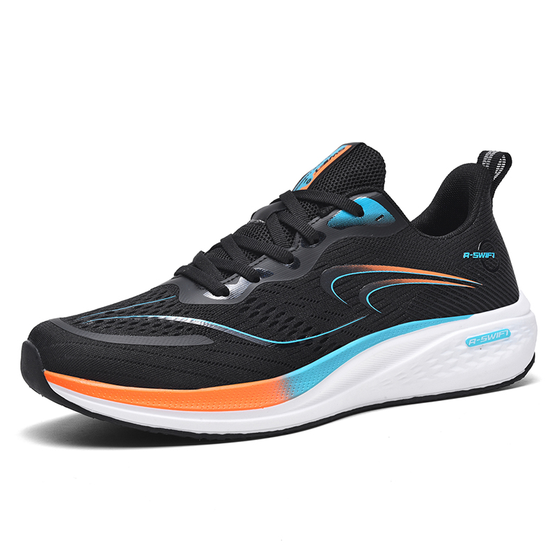 Дышащие амортизирующие повседневные кроссовки для подростков Wooden Rabbit, черный/оранжевый
Дышащие амортизирующие повседневные кроссовки для подростков Wooden Rabbit, черный/оранжевый