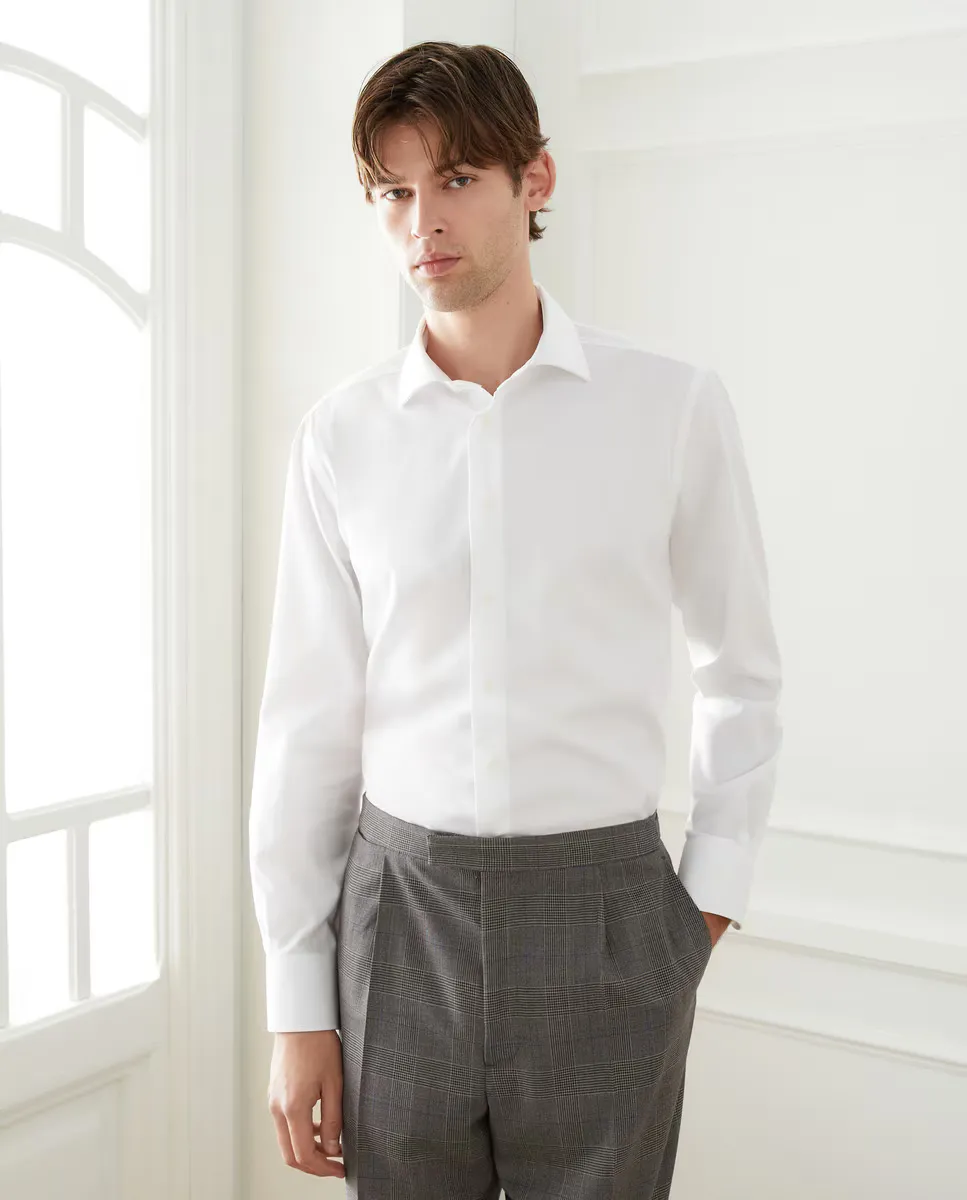 Мужская рубашка прямого кроя, не требующая глажки Emidio Tucci, белый
Мужская рубашка прямого кроя, не требующая глажки Emidio Tucci, белый