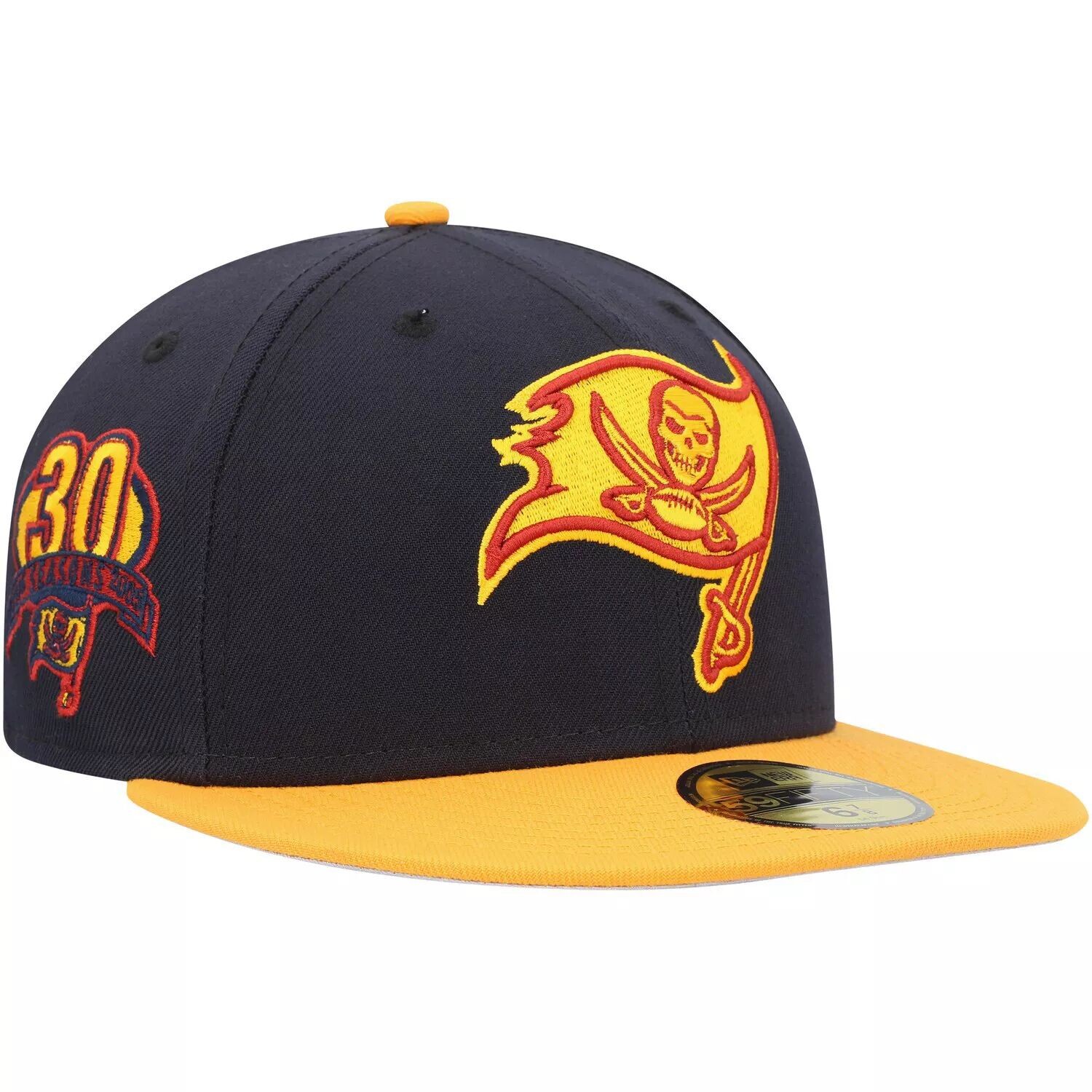 Мужская шляпа New Era Navy/Gold Tampa Bay Buccaneers 30 Seasons 59FIFTY
Мужская шляпа New Era Navy/Gold Tampa Bay Buccaneers 30 Seasons 59FIFTY