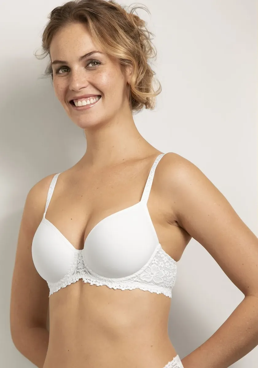 Nina Von C. Бюстгальтер на косточках "Бюстгальтер-спейсер, MILLEFLEURS", чашка B-E, дышащий бюстгальтер-спейсер с оптимальной и удобной поддержкой, белый
Nina Von C. Бюстгальтер на косточках "Бюстгальтер-спейсер, MILLEFLEURS", чашка B-E, дышащий бюстгальтер-спейсер с оптимальной и удобной поддержкой, белый