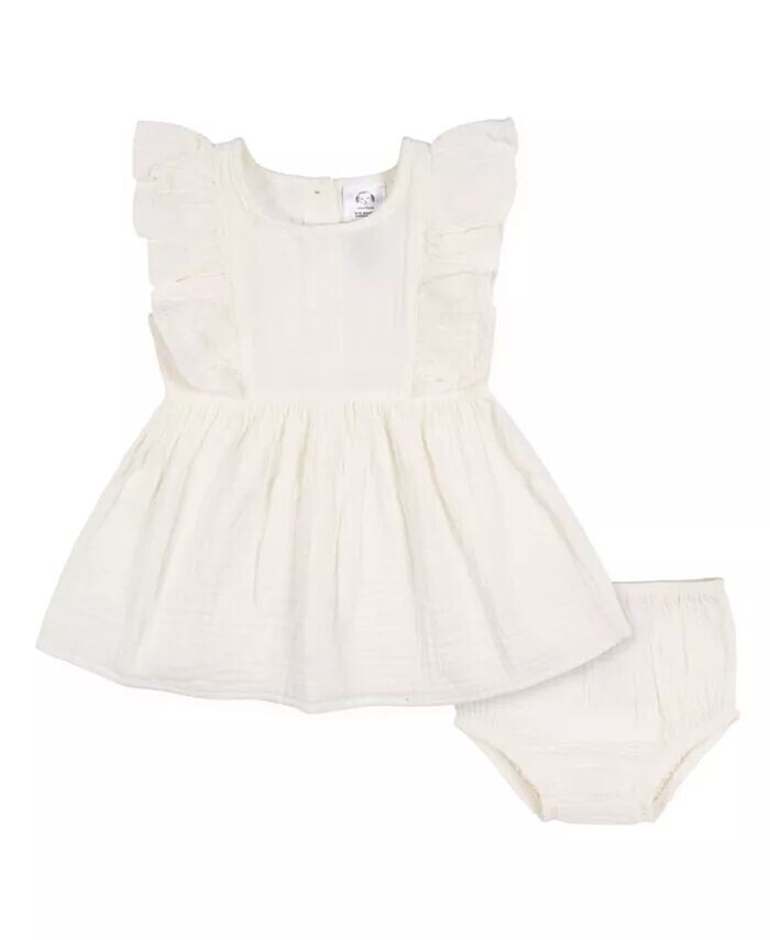 Марлевое платье и чехол для подгузника для маленьких девочек, 2 предмета Gerber, слоновая кость/кремовый
Марлевое платье и чехол для подгузника для маленьких девочек, 2 предмета Gerber, слоновая кость/кремовый