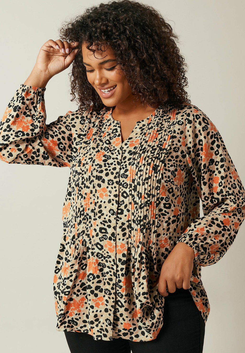 Блуза LEOPARD PINTUCK Evans, мультиколор
Блуза LEOPARD PINTUCK Evans, мультиколор