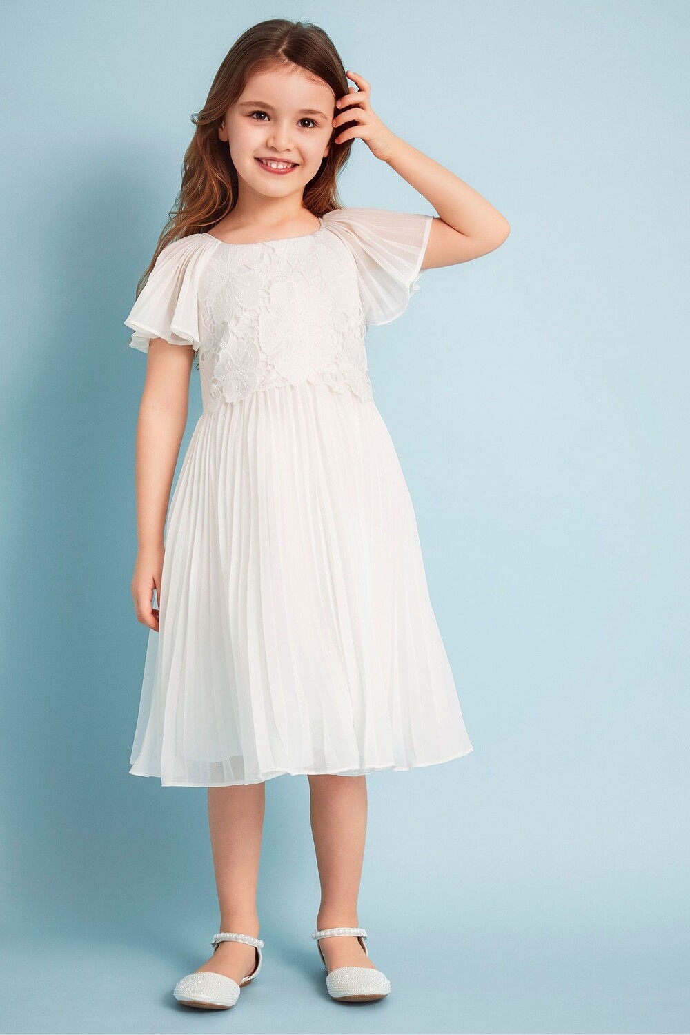 Платье Otissa с кружевом и складками Monsoon, бежевый
Платье Otissa с кружевом и складками Monsoon, бежевый