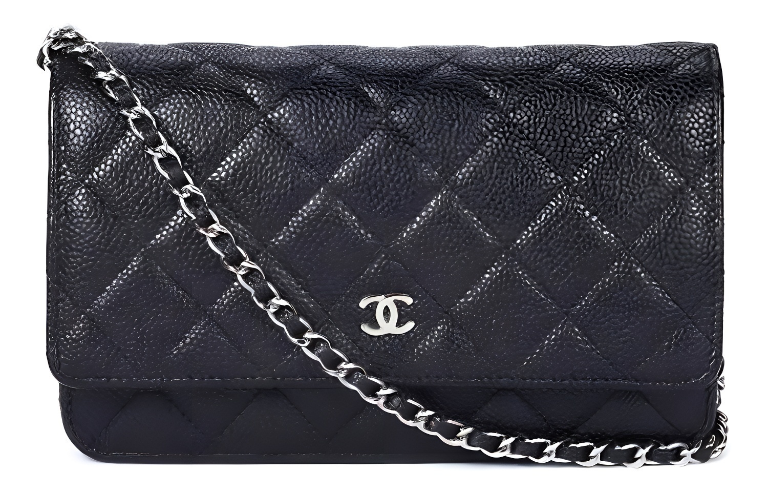 CHANEL Зернистая телячья кожа цепочка сумочка клатч через плечо женская черная
CHANEL Зернистая телячья кожа цепочка сумочка клатч через плечо женская черная