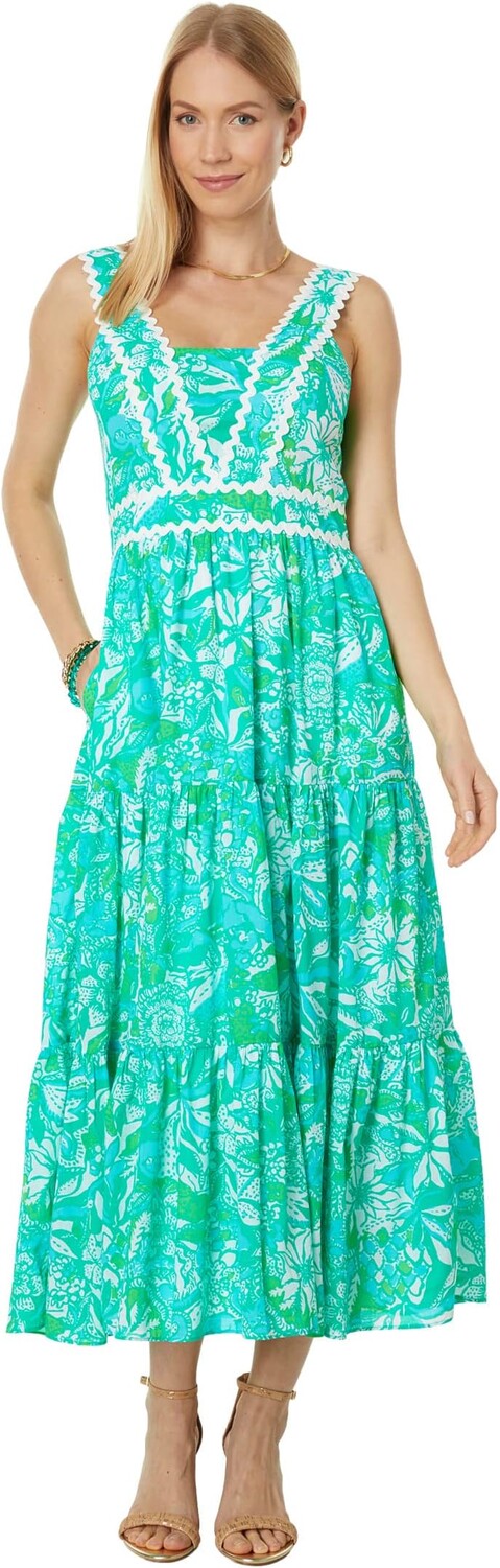 Платье Lilly Pulitzer Pollie Cotton Midi Dress, цвет Botanical Green Safari Sangria
Платье Lilly Pulitzer Pollie Cotton Midi Dress, цвет Botanical Green Safari Sangria