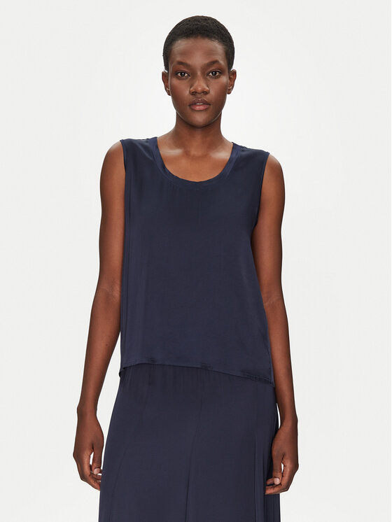 Блузка свободного кроя TD0006 Vicolo, синий 
Блузка свободного кроя TD0006 Vicolo, синий